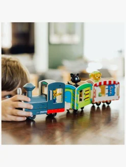 Togbaner & Legeborde|Bamse Togsæt Træ