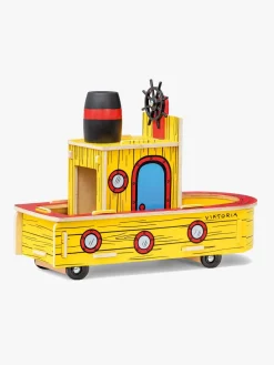 Legetøjsbiler & -Fartøjer|Bamse Træbåd Viktoria