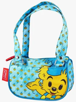 Tasker|Bamse Verdens Stærkeste Bjørn Happy Friends Lille Taske, Blå