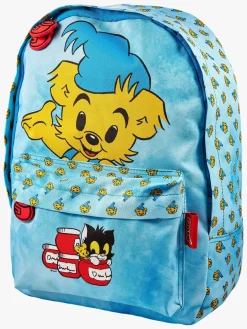 Tasker|Bamse Verdens Stærkeste Bjørn Happy Friends Rygsæk 13L, Blå