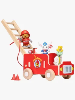 Legetøjsbiler & -Fartøjer|Bamse Verdens Stærkeste Bjørn Brandbil, Rød