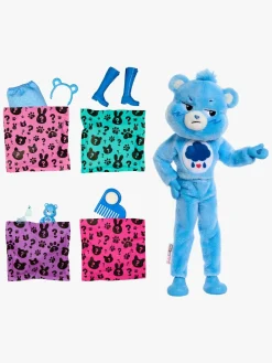 Dukker & Bamser|Barbie Cutie Reveal Dukke Care Bears, Blå Flerfarvet