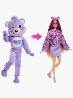 Dukker & Bamser|Barbie Cutie Reveal Dukke Care Bears, Lilla Flerfarvet