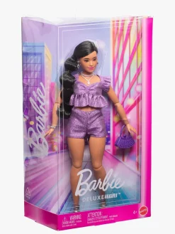 Barbie Dukker & Bamser-Deluxe Style Dukke i Lilla Outfit