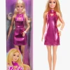 Dukker & Bamser|Barbie Fashionista Dukke med Blondt Hår & Lyserød Kjole