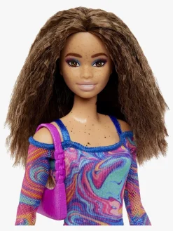 Dukker & Bamser|Barbie Fashionistas Dukke med Crepet Hår & Fregner Flerfarvet