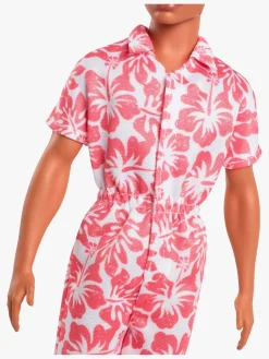 Barbie Dukker & Bamser-Ken Fashionista Dukke i Mønstret Overall