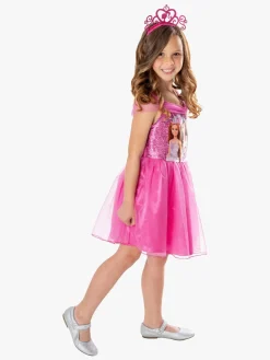 Kostumer & Udklædning|Barbie Kostume Kjole med Hårbånd