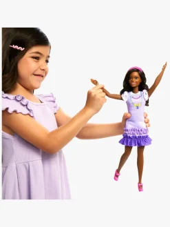 Dukker & Bamser|Barbie My First Dukke Brunt Hår med Puddel