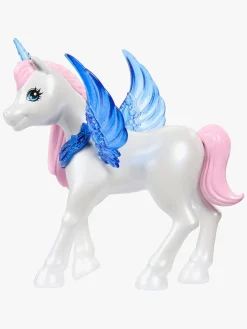 Barbie Dukker & Bamser-Sapphire Dukke med Blåt Hår & Enhjørning