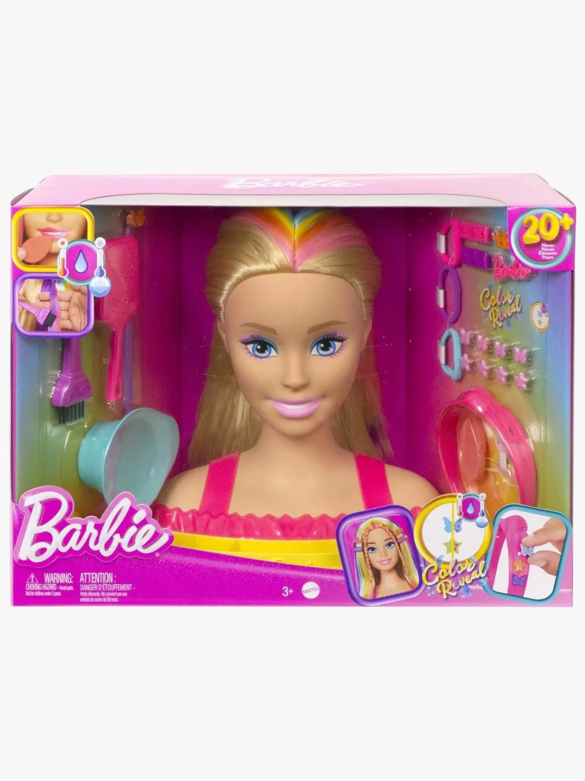 Barbie Dukker & Bamser-Totally Hair Color Reveal Frisør- og Sminkedukke