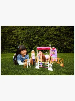 Barbie Dukker & Bamser-Ultimate Stald med Dukke & Hest