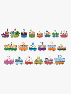 BarboToys Spil & Puslespil-Barbo Toys 123 Puslespil Tog med Dyr 20 Brikker