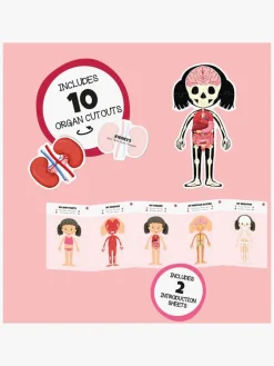 Spil & Puslespil|Lærerig Leg|BarboToys Barbo Toys Body Puslespil Pige 36 Brikker Lyserød