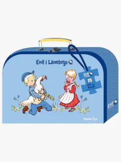Spil & Puslespil|EmilILonneberga Barbo Toys Emil Fra Lønneberg Kuffert med 1 Puslespil 24 Brikker