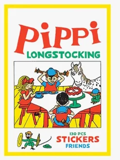 Kreativt Legetøj|PippiLangstrump Barbo Toys Pippi Langstrømpe Klistermærker Venner 130 Stk.