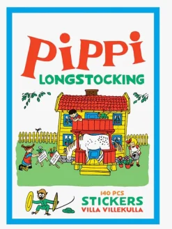 Kreativt Legetøj|PippiLangstrump Barbo Toys Pippi Langstrømpe Klistermærker Villa Villekulla 140 Stk.