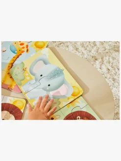 BarboToys Spil & Puslespil-Barbo Toys  Rør og føl Puslespil Safari 4-i-1