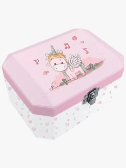 Opbevaring|BarboToys Barbo Toys Smykkeskrin med Spilledåse Enhjørning Lillie & Ellie