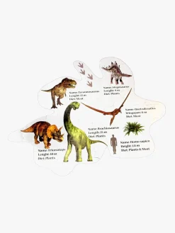 BarboToys Spil & Puslespil-Barbo Toys Stor Gulvpuslespil Dinosaur 120 Brikker