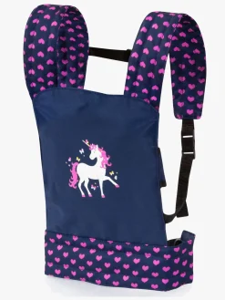 Dukker & Bamser|BayerDesign Bayer Design Bæresele til Dukke, Blå Blå/Lyserød