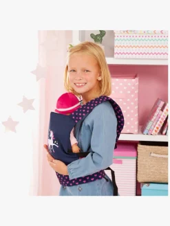 Dukker & Bamser|BayerDesign Bayer Design Bæresele til Dukke, Blå Blå/Lyserød