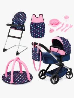 BayerDesign Dukker & Bamser-Bayer Design Combi Dukkevogn Xeo Sæt, Blue