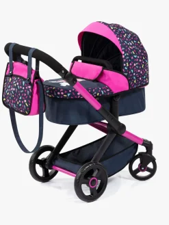 Dukker & Bamser|BayerDesign Bayer Design Combi Dukkevogn Xeo Delux Sæt, Dark Blue Blå