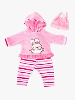 Legetøj Til Børn På 0-10 År|Dukker & Bamser|BayerDesign Bayer Design Deluxe Dukketøj Rabbit 38 cm Lyserød/Hvid