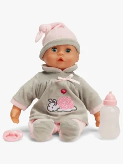 Dukker & Bamser|BayerDesign Bayer Design Dukke First Words Baby 38 cm, Grå