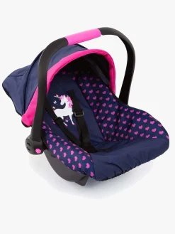 Dukker & Bamser|BayerDesign Bayer Design Dukkeautostol med Kaleche, Blå Lyserød/Blå