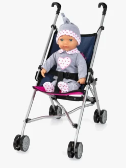 Dukker & Bamser|BayerDesign Bayer Design Dukkeklapvogn, Blå