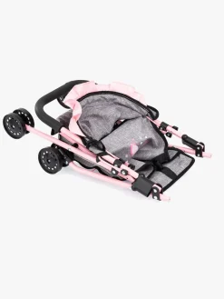 Dukker & Bamser|BayerDesign Bayer Design Dukkeklapvogn med Kaleche, Grå