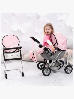 Dukker & Bamser|BayerDesign Bayer Design Dukkevogn Cosy Sæt, Soft Pink Lyserød