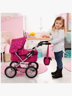 Dukker & Bamser|BayerDesign Bayer Design Dukkevogn Trendy, Bordeaux Rød