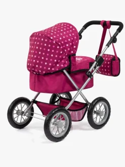 Dukker & Bamser|BayerDesign Bayer Design Dukkevogn Trendy, Bordeaux Rød