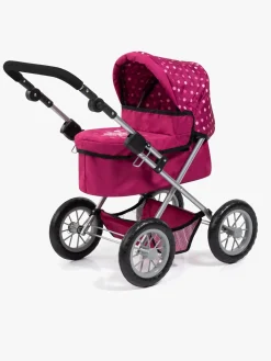 Dukker & Bamser|BayerDesign Bayer Design Dukkevogn Trendy, Bordeaux Rød