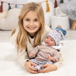 Dukker & Bamser|BayerDesign Bayer Design Reborn Dukke 38 cm Beige