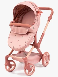 Dukker & Bamser|BayerDesign Bayer Design Xeo Dukkevogn, Blomster Lyserød