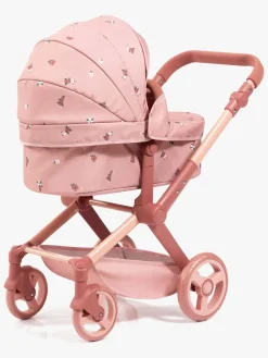 Dukker & Bamser|BayerDesign Bayer Design Xeo Dukkevogn, Blomster Lyserød