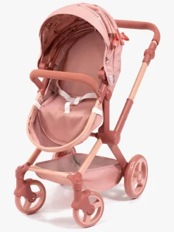 Dukker & Bamser|BayerDesign Bayer Design Xeo Dukkevogn, Blomster Lyserød