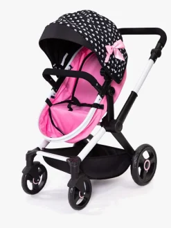 BayerDesign Dukker & Bamser-Bayer Design Xeo Dukkevogn, Sort/Lyserød