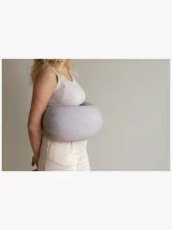 Amning|bbhugme Ammepude, Grey Mélange/White Grå