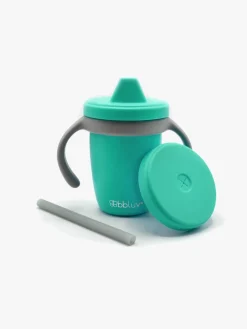 Spisetid|bblüv Kop Anti-spill 4-in-1, Aqua/Grey