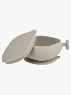 Spisetid|b.box Skål med Låg Silikone, Latte