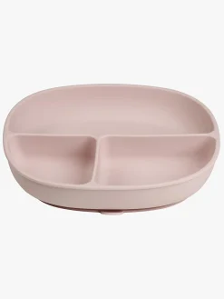 Spisetid|b.box Tallerken med Låg Silikone, Blush Lyserød