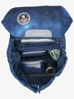 Tasker|Beckmann Classic Maxi Rygsæk 28L, Space Mission Blå/Grå