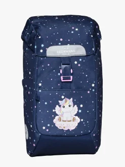 Tasker|Beckmann Classic Mini Rygsæk 12L, Little Unicorn Blå/Lyserød/Hvid