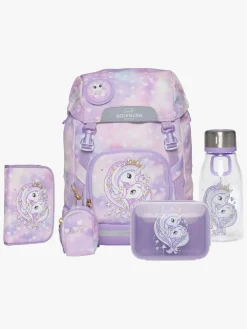Børn Beckmann Tasker-Classic Rygsæk 22L inkl. Tilbehør, Unicorn Princess Purple