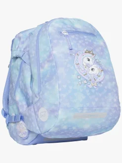 Tasker|Beckmann Classic Rygsæk 22L, Unicorn Princess Ice Blue Blå/Hvid